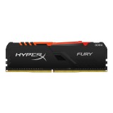 MEMORIA DDR4 KINGSTON HYPERX FURYBLACK RGB 8GB 2666MHZ(HX426C16FB3A/8)