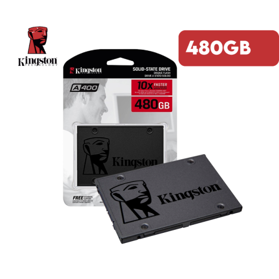 UNIDAD DE ESTADO SOLIDO KINGSTON INTERNO A400 480GB 2.5 SATA3 7MM LECT