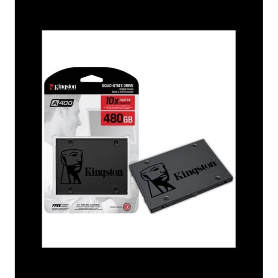 UNIDAD DE ESTADO SOLIDO KINGSTON INTERNO A400 480GB 2.5 SATA3 7MM LECT