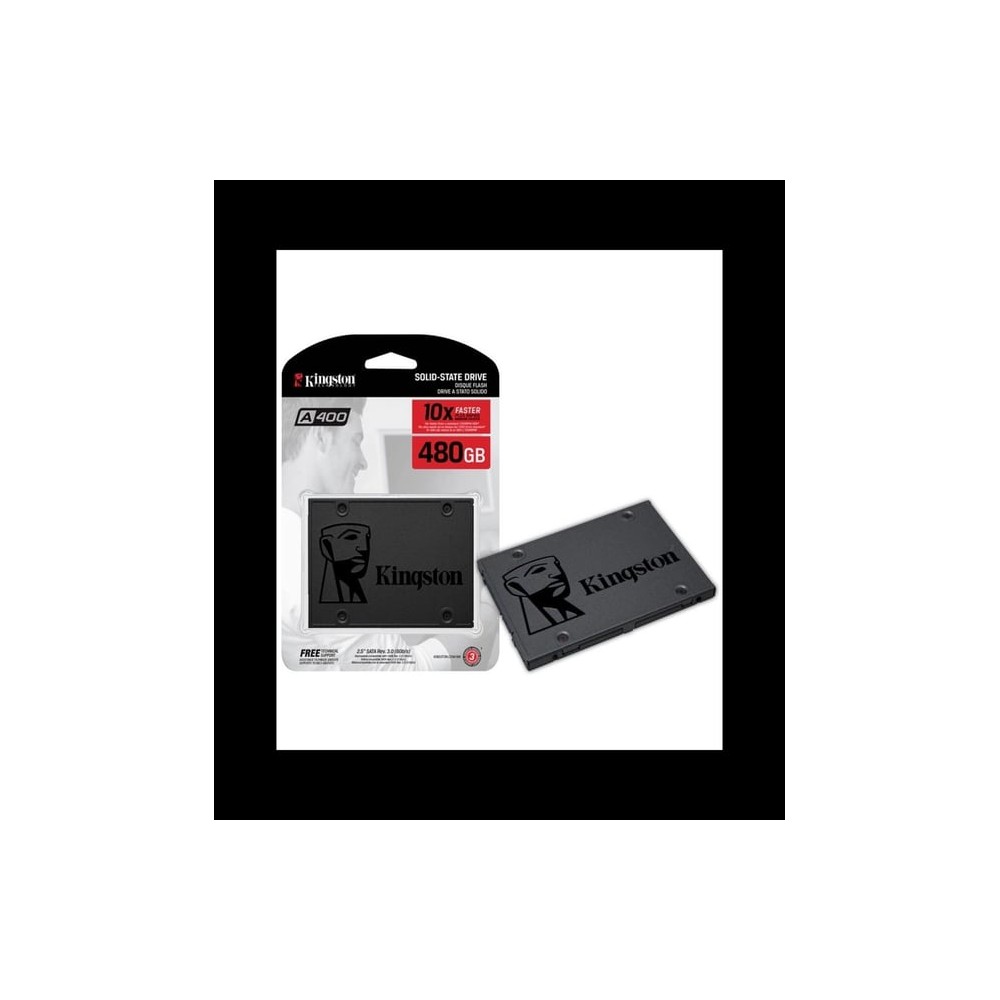 UNIDAD DE ESTADO SOLIDO KINGSTON INTERNO A400 480GB 2.5 SATA3 7MM LECT