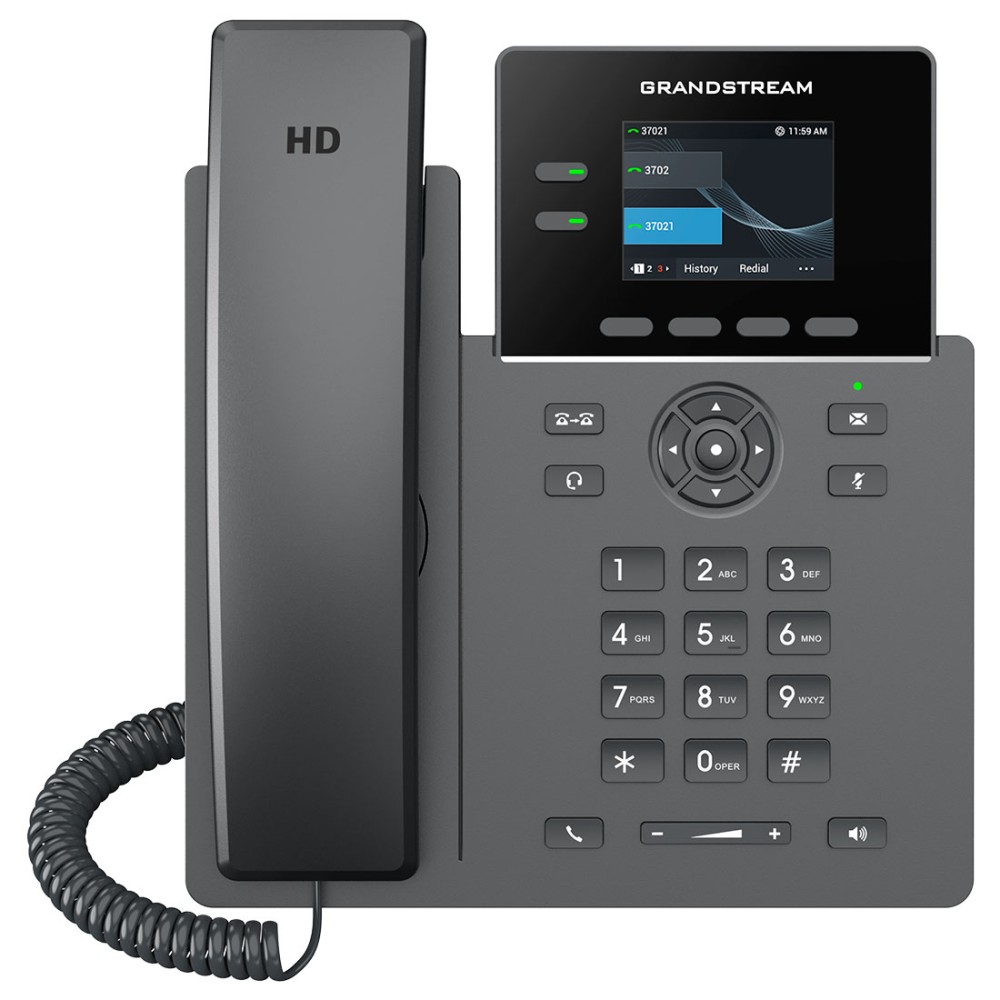 GRP2610P, Teléfono IP HD Carrier-Grade, 2 cuentas SIP, LCD 2.4" color.
