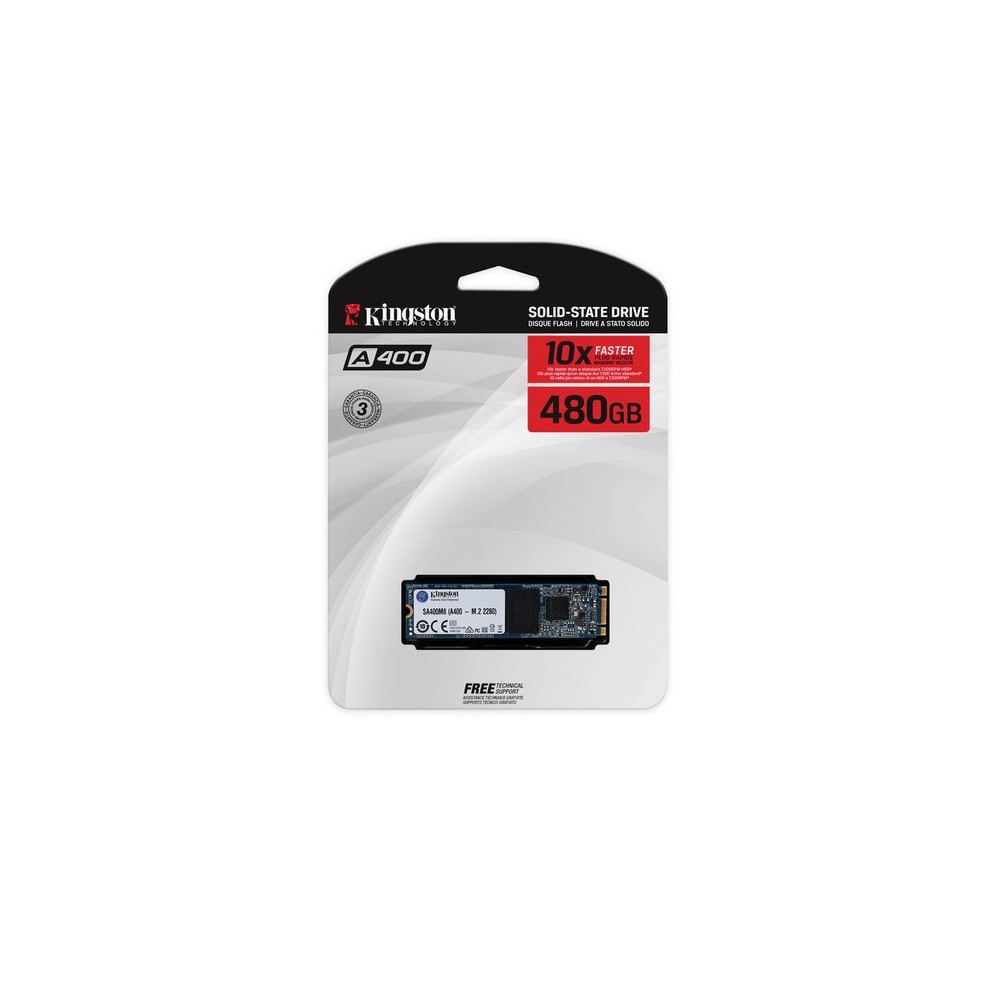 UNIDAD SSD KINGSTON SSDNOW A400 480GB M.2 2280 (SA400M8/480G)