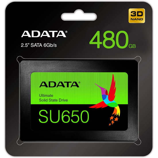 UNIDAD DE ESTADO SOLIDO SSD INTERNO ADATA SU630 480GB 2.5 SATA3 LECT.