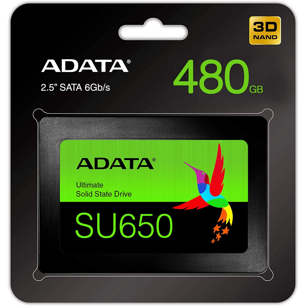 UNIDAD DE ESTADO SOLIDO SSD INTERNO ADATA SU630 480GB 2.5 SATA3 LECT.