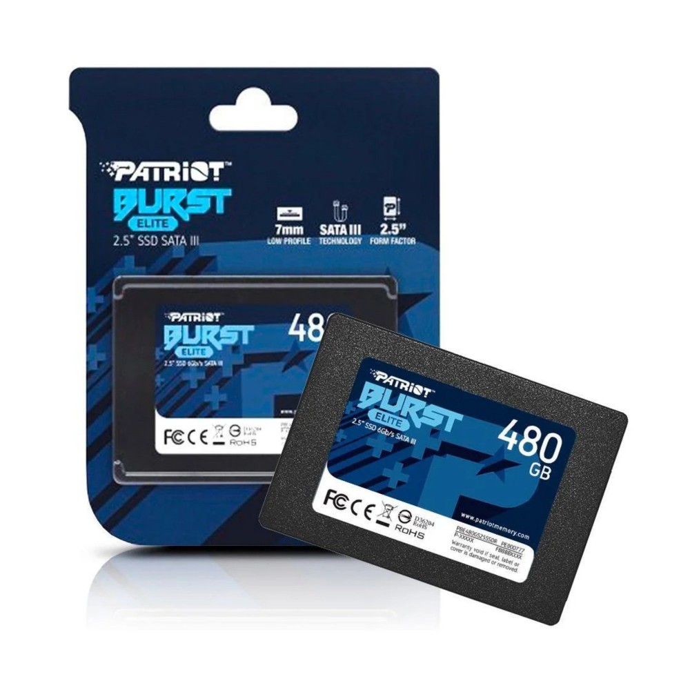 UNIDAD DE ESTADO SOLIDO INTERNO PATRIOT BURST ELITE 480GB 2.5 SATA LEC