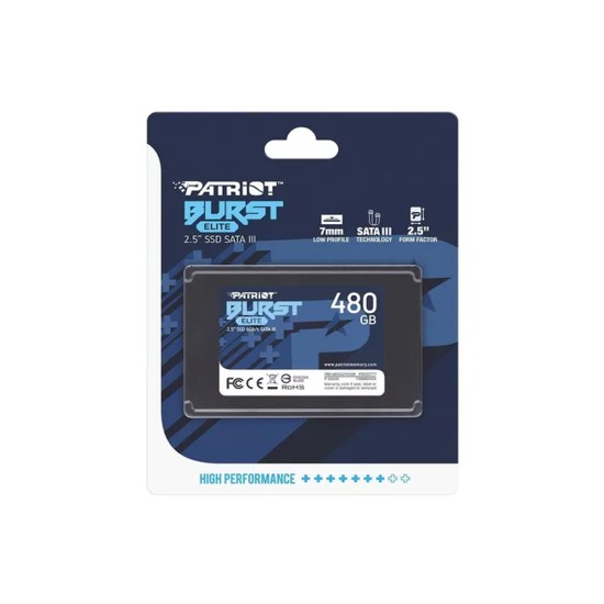 UNIDAD DE ESTADO SOLIDO INTERNO PATRIOT BURST ELITE 480GB 2.5 SATA LEC