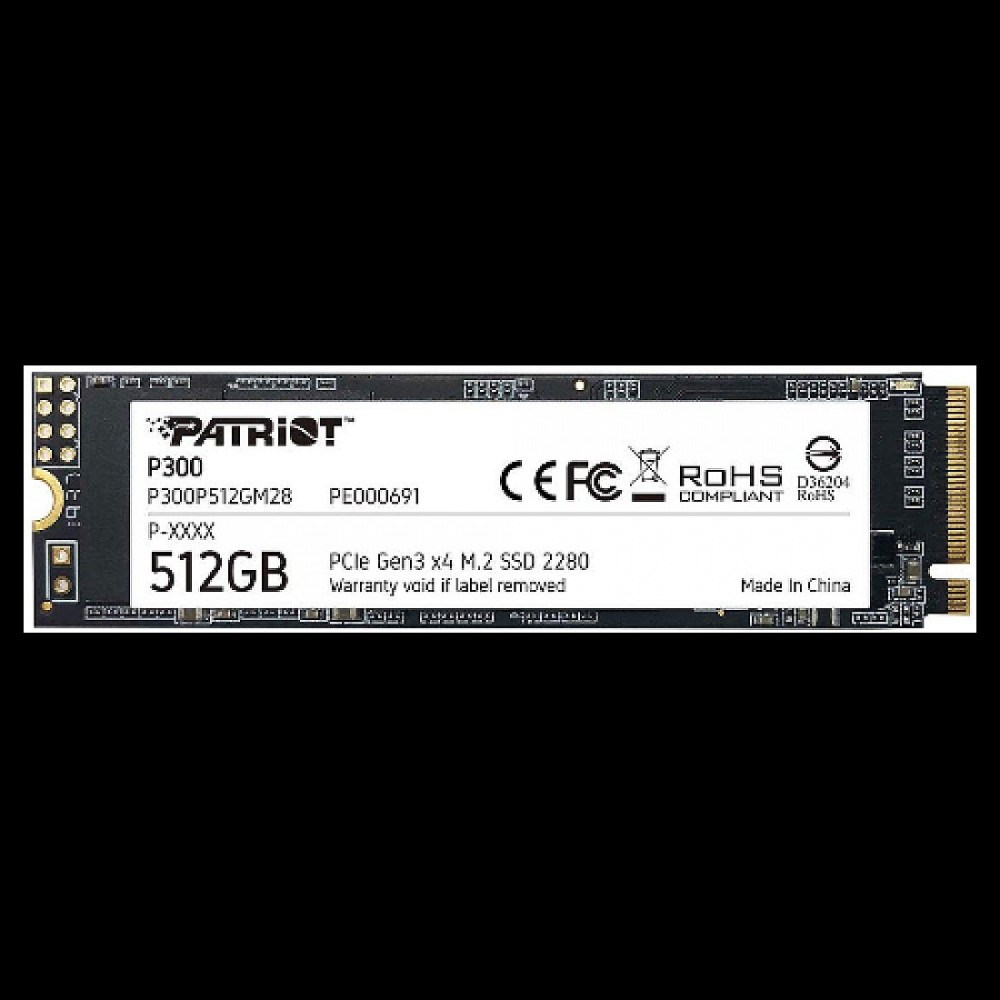 UNIDAD DE ESTADO SOLIDO INTERNO PATRIOT P300 512GB M.2 2280 NVME PCIE