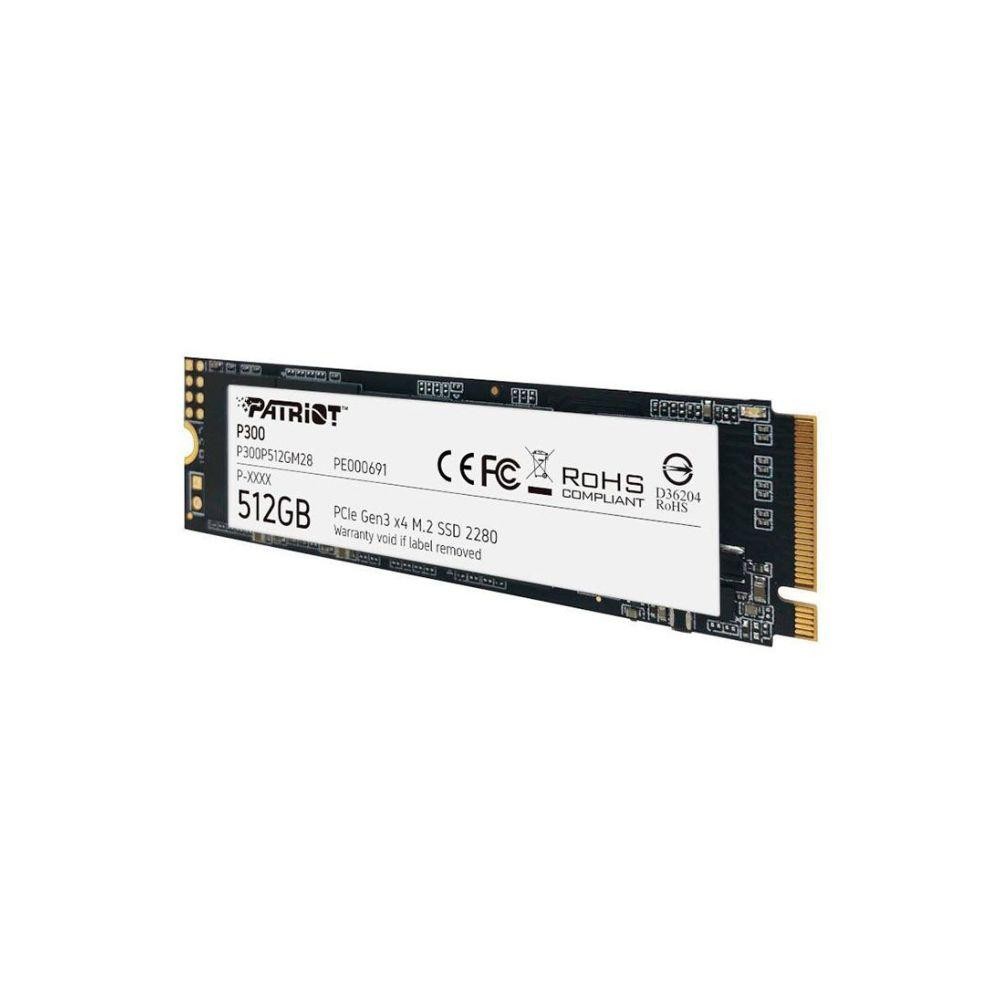 UNIDAD DE ESTADO SOLIDO INTERNO PATRIOT P300 512GB M.2 2280 NVME PCIE