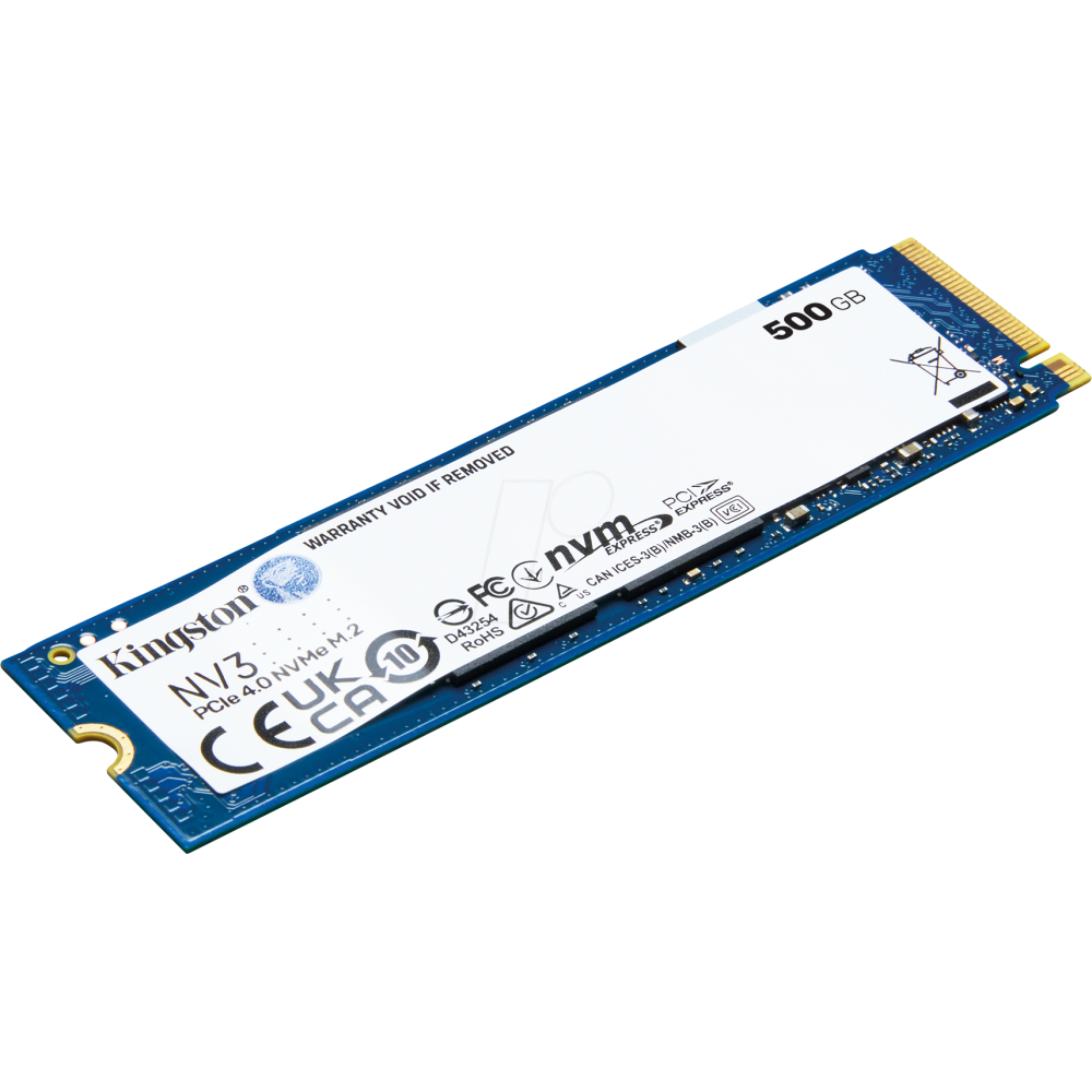 UNIDAD DE ESTADO SOLIDO KINGSTON INTERNO SNV3S NV3 500GB M.2 2280 NVME
