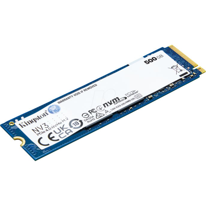 UNIDAD DE ESTADO SOLIDO KINGSTON INTERNO SNV3S NV3 500GB M.2 2280 NVME