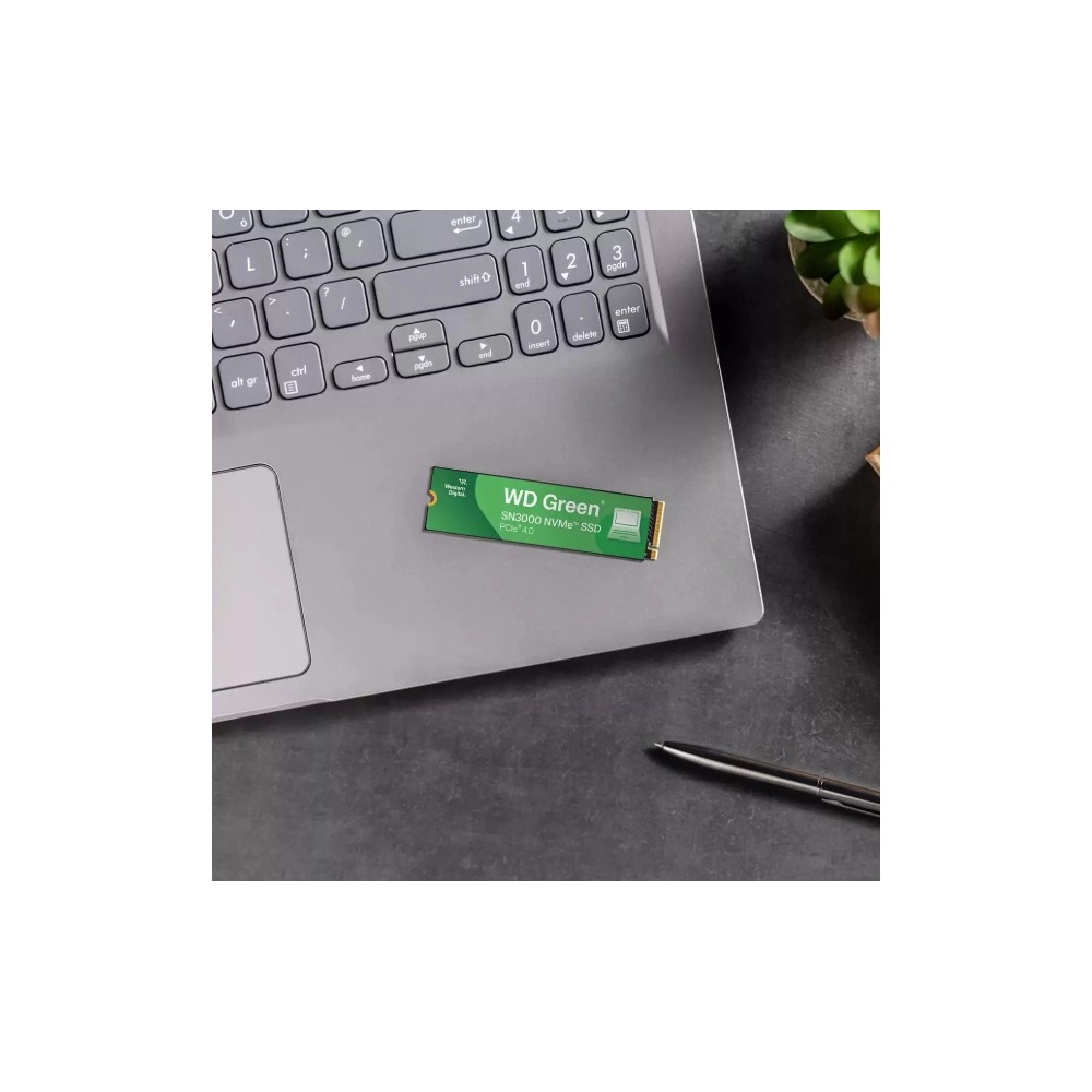 UNIDAD DE ESTADO SOLIDO SSD INTERNO WD GREEN SN3000 500GB M.2 2280 NVM