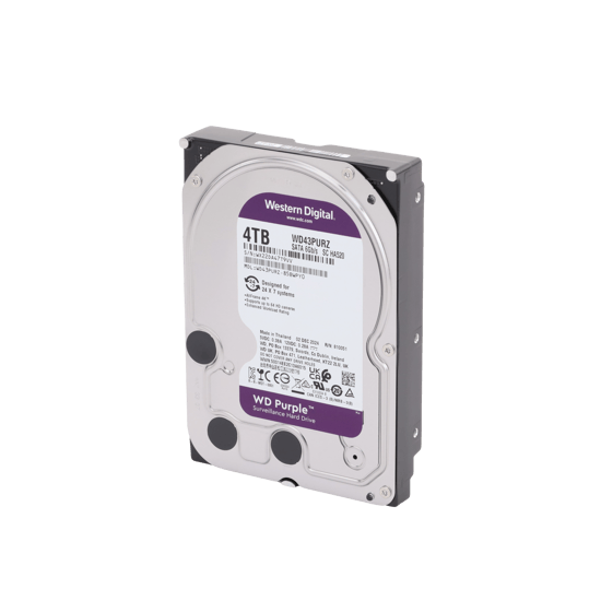 Disco Duro PURPLE de 4TB / 3 AÑOS DE GARANTÍA / Para Videovigilancia