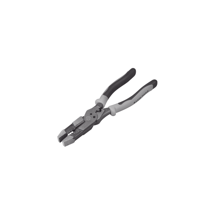 Pinza Híbrida con Ponchadora de 8". Pela Cable Sólido de 10-14 AWG y C