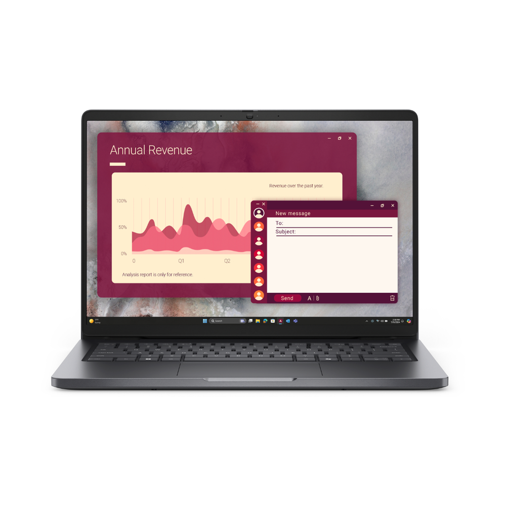 LAPTOP DELL PRO 14 ESSENTIAL INTEL CORE 5 120U 16 GB 1X16 GB 512 GB SS