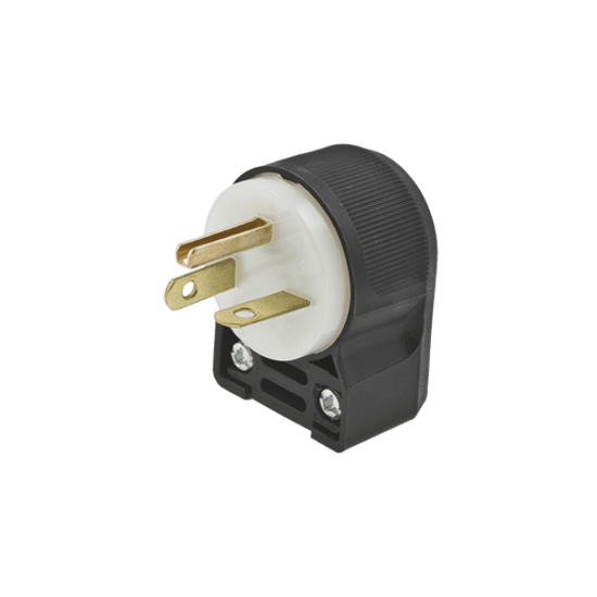Clavija Entrada Recta En Angulo/ 15A 250V/ 2 Polos 3 Hilos/ Nema 6-15P
