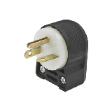 Clavija Entrada Recta En Angulo/ 15A 250V/ 2 Polos 3 Hilos/ Nema 6-15P