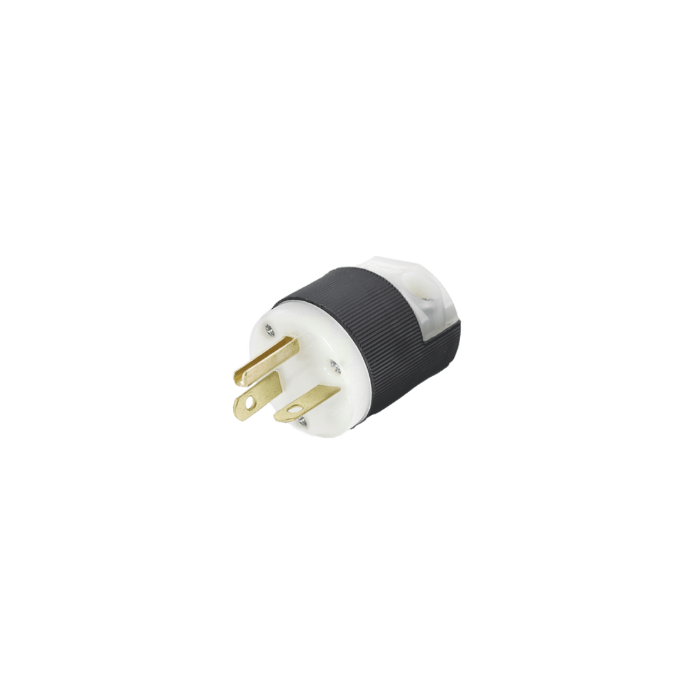Clavija Entrada Recta En Angulo/ 15A 250V/ 2 Polos 3 Hilos/ Nema 6-15P