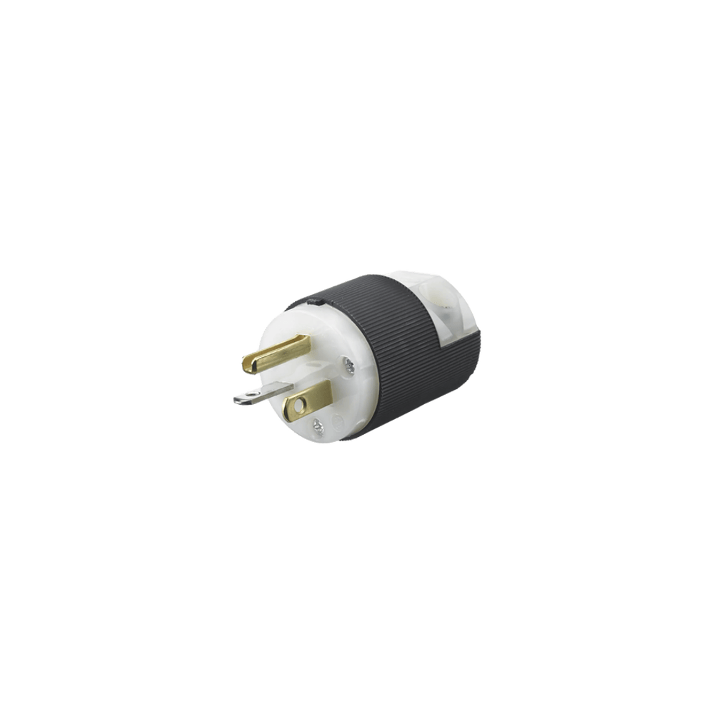Clavija Entrada Recta En Angulo/ 15A 250V/ 2 Polos 3 Hilos/ Nema 6-15P
