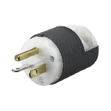 Clavija Entrada Recta En Angulo/ 15A 250V/ 2 Polos 3 Hilos/ Nema 6-15P