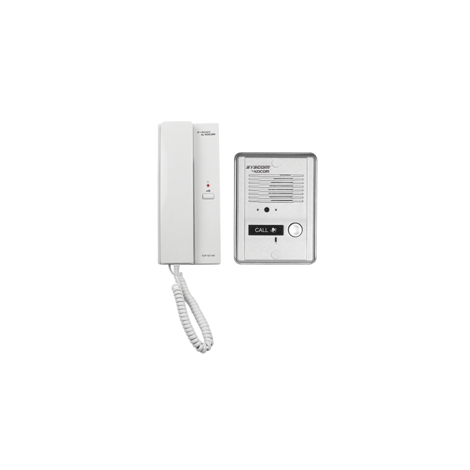 Kit de audio portero con un auricular (expandible hasta 3 auriculares)