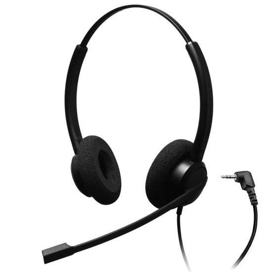 CRYSTAL 2732 2.5mm, Diadema con cancelación de ruido, 2.5mm (Binaural)