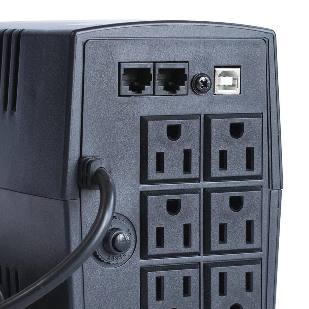 SMARTBITT SBNB1000USB NO-BREAK 1000VA/500 WATTS, 6 CONTACTOS, RJ-11