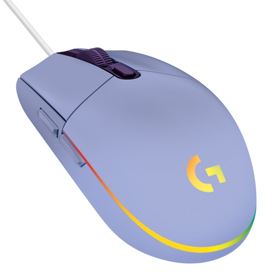 MOUSE GAMER LOGITECH G203 LIGHTSYNC RGB 8,000DPI USB LILA 910-005852