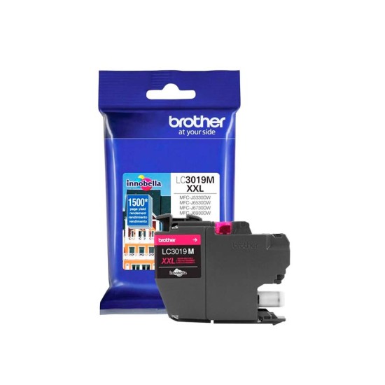 CARTUCHO BROTHER LC3019M MAGENTA 1500 PAGINAS APORX. ALTO REND.