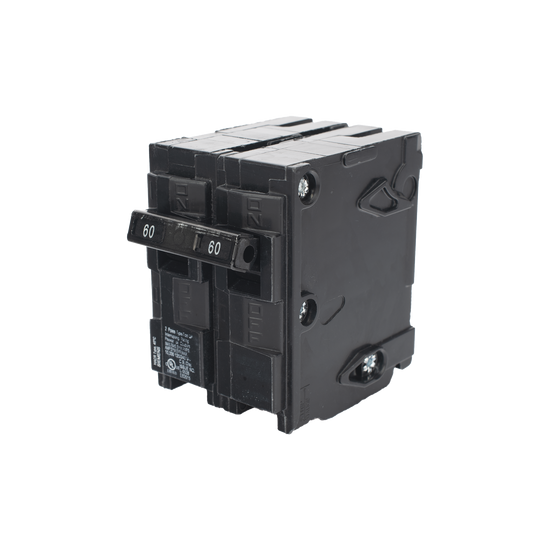 Interruptor automático enchufable tipo QP 2 polos, 60 amp