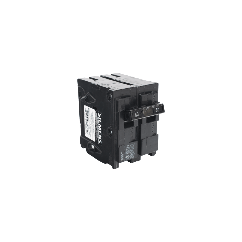 Interruptor automático enchufable tipo QP 2 polos, 60 amp