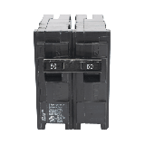 Interruptor automático enchufable tipo QP 2 polos, 60 amp