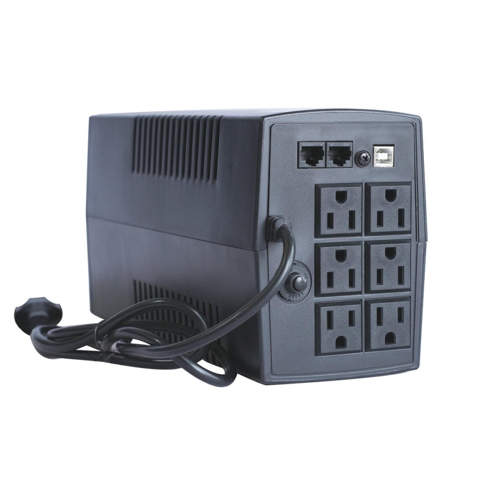 SMARTBITT SBNB1000USB NO-BREAK 1000VA/500 WATTS, 6 CONTACTOS, RJ-11
