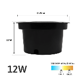 Luminario Empotrar en Piso / Uso en Exterior IP66 / Multivoltaje 110-2