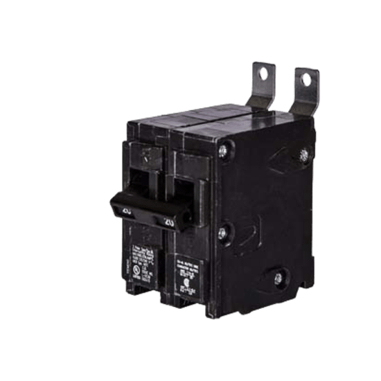 Interruptor automático atornillable tipo BL 2 polos, 20 amp.