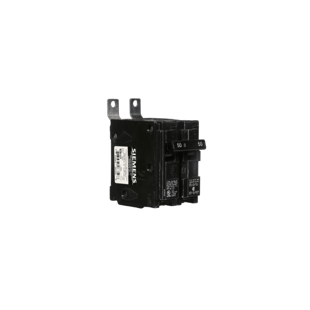 Interruptor automático atornillable tipo BL 2 polos, 50 amp.