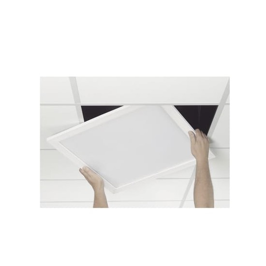 Panel LED / Luz Blanca 6 500 K / Empotrado o Suspendido / 59.5 x 59.5