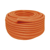 Manguera Poliducto Corrugado Flexible Naranja Reforzado de 1/2" x 100