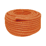 Manguera Poliducto Corrugado Flexible Naranja Reforzado de 1/2" x 100