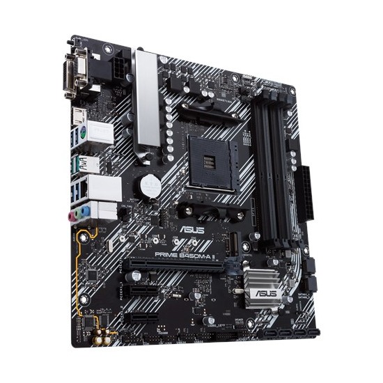 TARJETA MADRE ASUS PRIME B450M-A II AM4 DVI/HDMI /USB 3.2 AURA SYNC