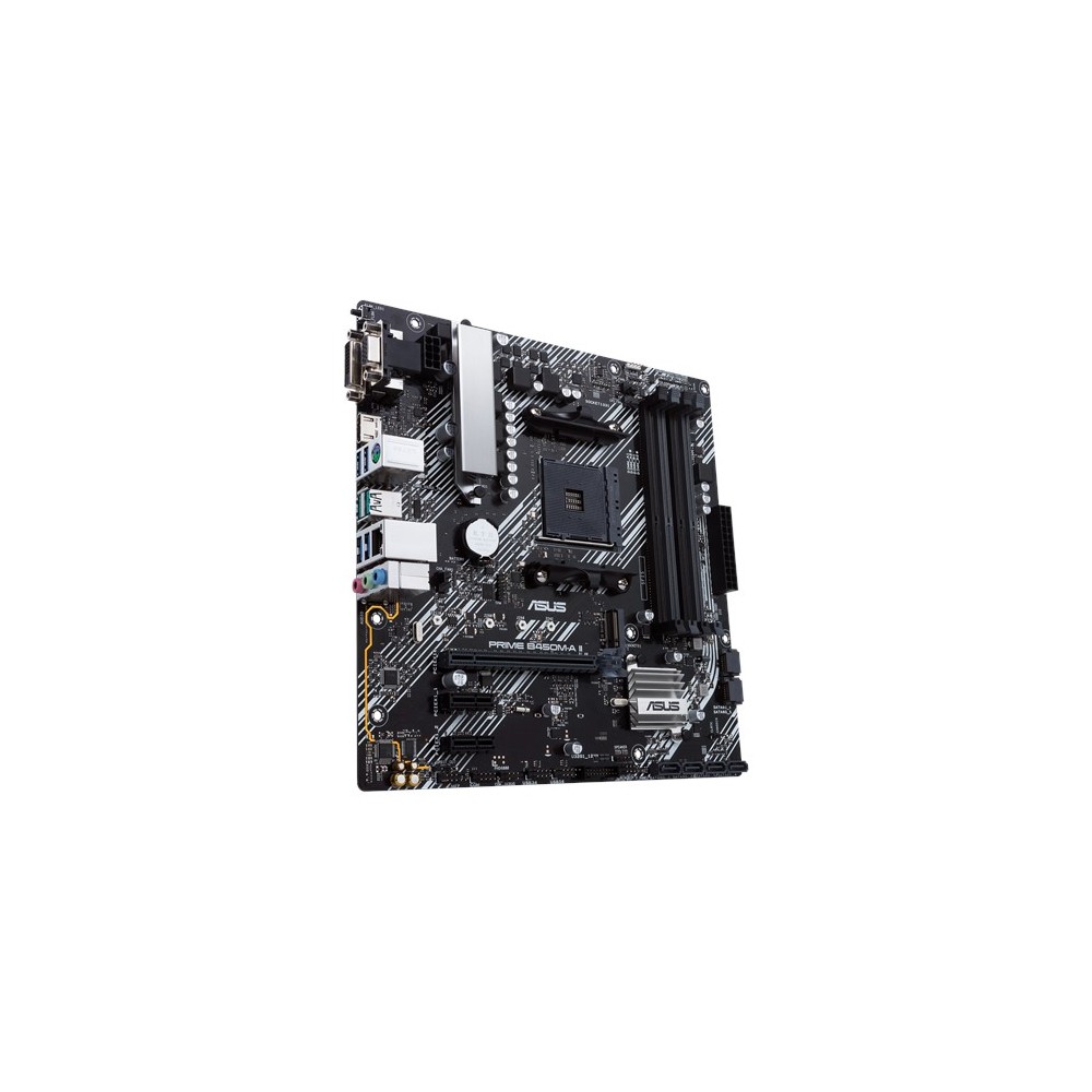 TARJETA MADRE ASUS PRIME B450M-A II AM4 DVI/HDMI /USB 3.2 AURA SYNC