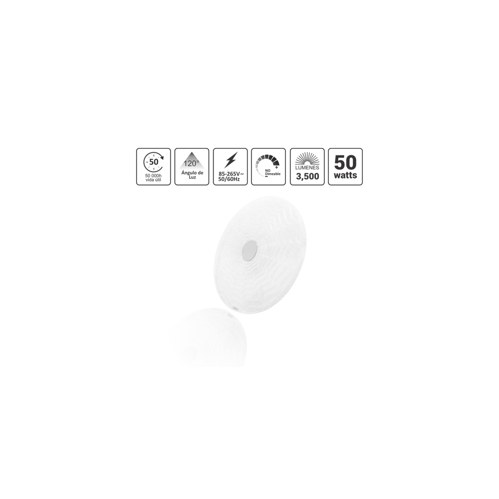 Lámpara de Techo LED / 40W / 3000 Lúmenes / 3 Temperaturas de Color (2