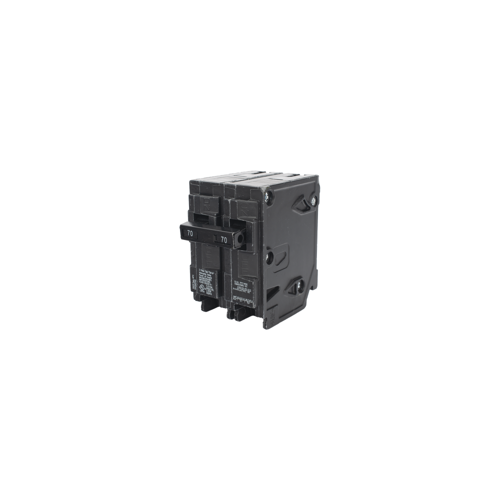 Interruptor automático enchufable tipo QP 2 polos, 70 amp
