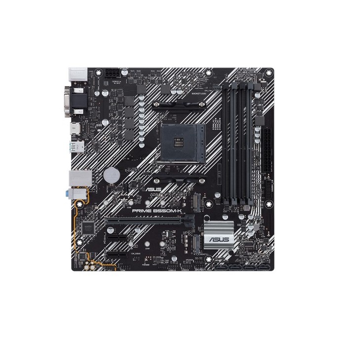 TARJETA MADRE ASUS PRIME B550M-K AMD RYZEN AM4 DVI-D/HDMI/D-SUB