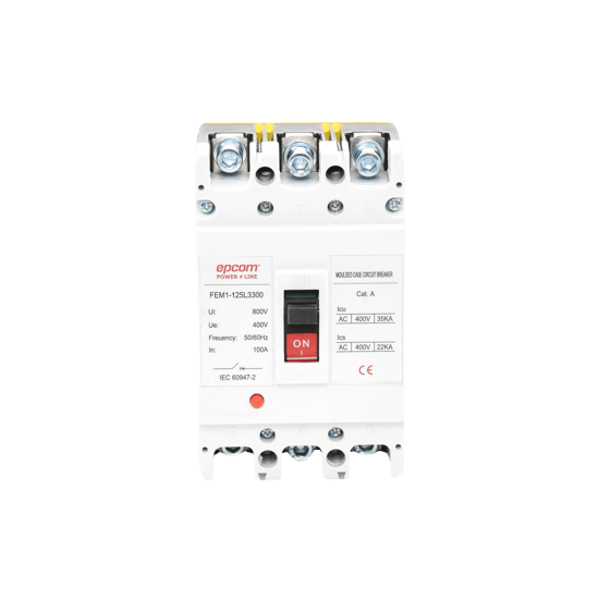 Protección Térmica/ Interruptor 3P, 100A, Corriente Alterna 690 V CA T
