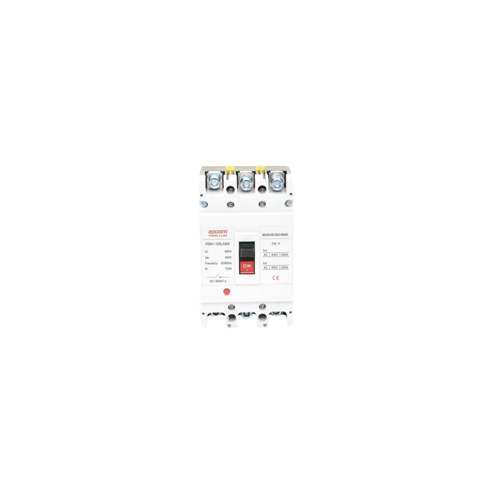 Protección Térmica/ Interruptor 3P, 100A, Corriente Alterna 690 V CA T