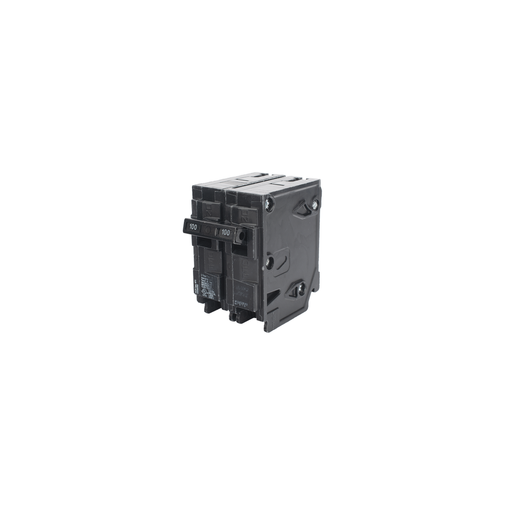 Interruptor automático enchufable tipo QP 2 polos, 100 amp