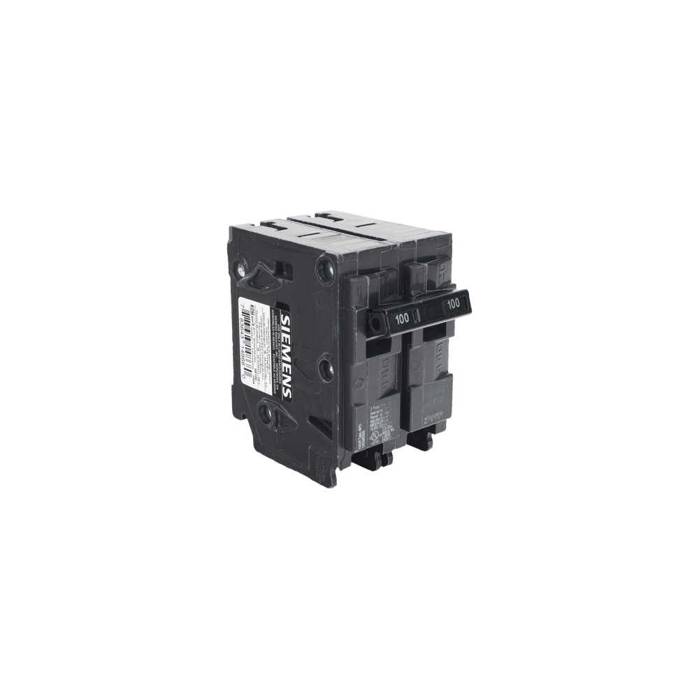 Interruptor automático enchufable tipo QP 2 polos, 100 amp