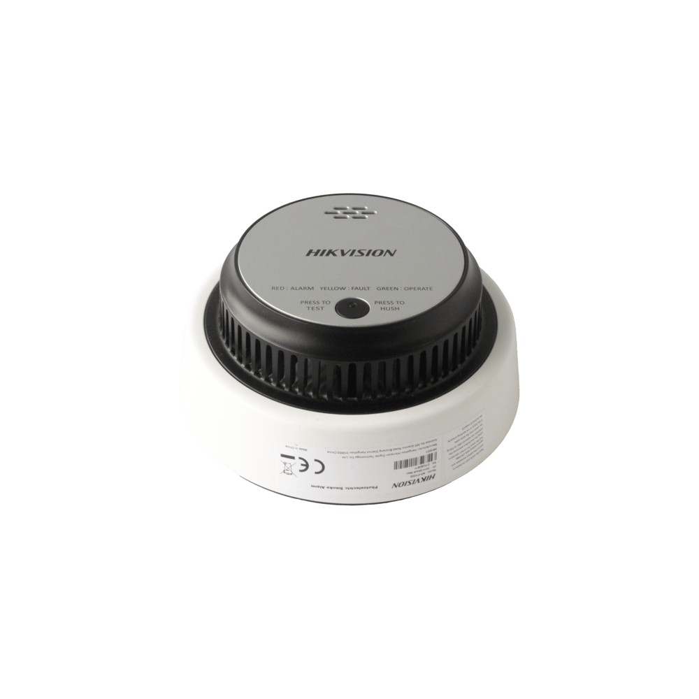 (HikFire) Detector de Humo Fotoeléctrico / Tecnología Dual de Luz / Al