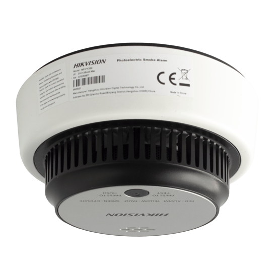(HikFire) Detector de Humo Fotoeléctrico / Tecnología Dual de Luz / Al