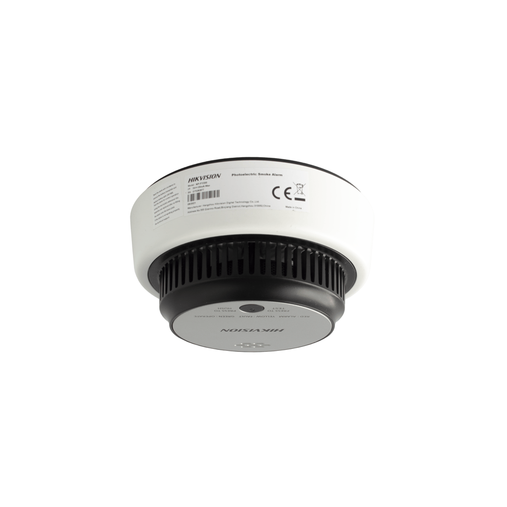 (HikFire) Detector de Humo Fotoeléctrico / Tecnología Dual de Luz / Al